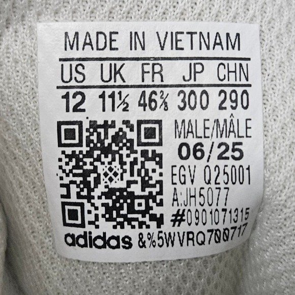 Adidas VL Court 2.0 Casual Sneakers JH5077 Green Suede Gum Sole Men Size 12 - Picture 9 of 11